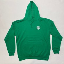 Mikina SCOOTERING Long Hoodie s kapucí KELLY GREEN