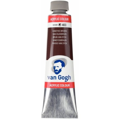 Akrylová barva Van Gogh 40 ml Vandyke Brown – Hledejceny.cz