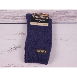 CNB Berlin Termo ponožky DE 38413 teplé hebké fialové