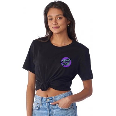 SANTA CRUZ Thrasher Diamond Dot S/S Boyfriend T-Shirt Womens Santa Cruz Black – Zboží Dáma
