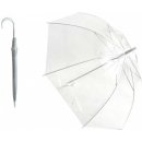 Deštník průhledný bílý