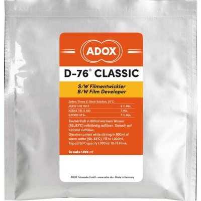 Adox D-76 1 L negativní vývojka – Zboží Živě