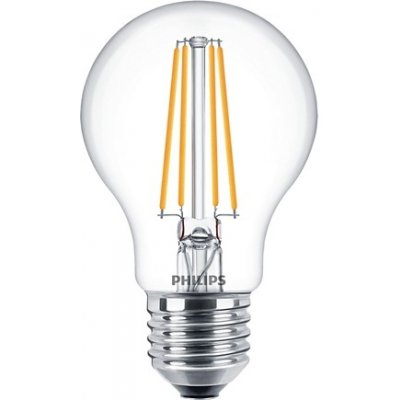Philips Classic Filament A60 E27 7-60W 827 CL G ND 806Lm 2700K čirá – Hledejceny.cz