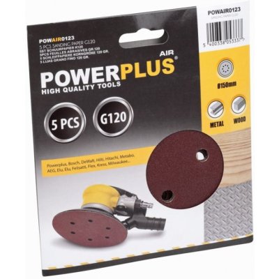 PowerPlus POWAIR0123 5x brusný disk G120 – Hledejceny.cz