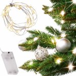 KIK KX5725 Třpytivé světlo dekorativní hvězdy 20LED s bateriemi teplá bílá – Hledejceny.cz