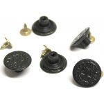 Knoflík natloukací jeansový 17mm FOREVER hvězda černá – Hledejceny.cz