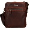 Taška  Lagen pánská crossbody kožená střední hnědá BLC/4428/21 COGNAC