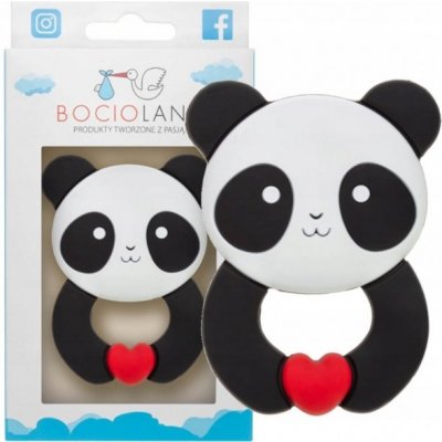 BocioLand silikon Panda bílo/černá – Zboží Mobilmania