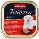 Animonda Vom Feinsten Classic Adult Dog hovězí a krůtí srdce 150 g – Hledejceny.cz