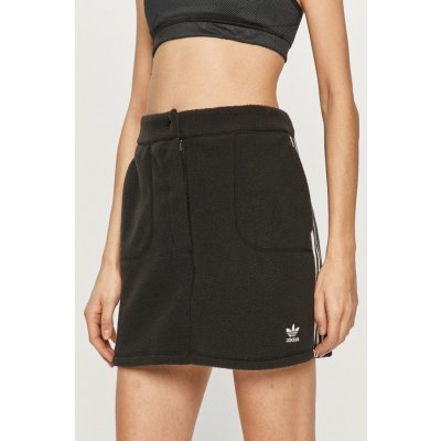 adidas krátké sukně Fleece Skirt černá