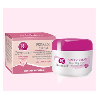 Dermacol Princess Cream výživný krém proti vysušování pleti s výtažky z mořských řas 50 ml