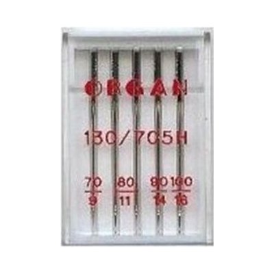 Jehly ORGAN 130/705 H STANDARD (mix 5 ks - 1x70, 2x80, 1x90, 1x100) – Zboží Mobilmania