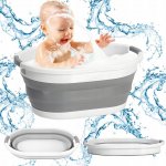 HomePRO Silikonový skládací koš na prádlo silikonová vanička 25L – Sleviste.cz
