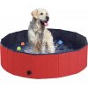 Bazény pro psy Surtep Animals Bazén pro psa skládací červený 120 x 30 cm