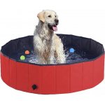 Surtep Animals Bazén pro psa skládací červený 120 x 30 cm – Zboží Mobilmania