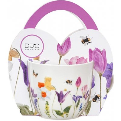 Duo Gifts hrnek v srdci vlčí máky 460 ml – Zboží Dáma