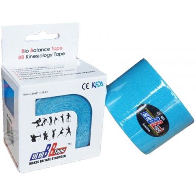 BB Tape H2O voděodolný kineziologický tejp modrá 5 cm x 5 m – Hledejceny.cz
