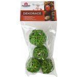 Dekorace Lata Ball žlutý 4 cm 4 kusy – Hledejceny.cz