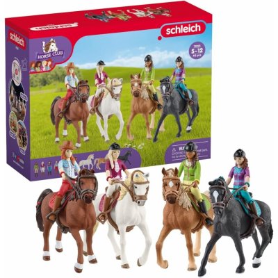 Schleich 72221 Jezdkyně na koni Hannah, Lisa, Sofia a Sarah – Sleviste.cz