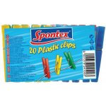 Spontex Kolíčky na prádlo plastové 20 ks – Zboží Dáma
