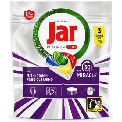 Jar platinum plus Miracle kapsle do myčky vzorek 3 ks – Zboží Dáma