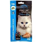 Fine Cat Exclusive Krémová svačinka Losos 4 x 15 g – Hledejceny.cz