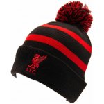 CurePink Zimní pletená čepice s kulich em FC Liverpool Hlavní znak černý – Hledejceny.cz
