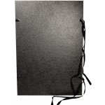 HIT Office Spisové desky s tkanicí A3 černé s hřbetem – Hledejceny.cz