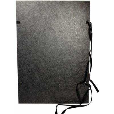 HIT Office Spisové desky s tkanicí A3 černé s hřbetem