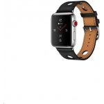 Coteetci kožený řemínek pro Apple Watch 38 / 40mm černá WH5220-BK – Hledejceny.cz