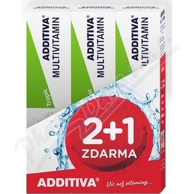 Additiva Multivitamin Tropic šum. 3x20 tablet – Hledejceny.cz