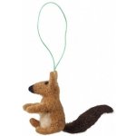 Klippan Švédsko Plstěná dekorace Squirrel veverka 9 x 6 cm – Hledejceny.cz