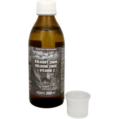 Aurum Koloidní zinek + vitamín C liquid 300 ml – Hledejceny.cz