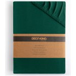 DecoKing bavlna jersey prostěradlo Amber zelené 80-90x200 30 – Zboží Mobilmania