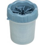 Trixie Tlapkomyčka M-L silikon/plast modrá – Zboží Dáma