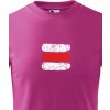 Dětské tričko Canvas dětské tričko Turistická značka červená, 2079 purpurová