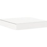 vidaXL Pískoviště s víkem bílé 111x111x19,5 cm masivní borové dřevo – Zbozi.Blesk.cz