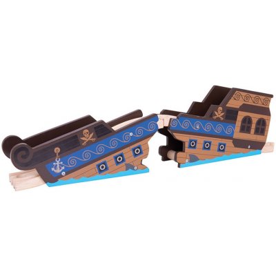 Bigjigs Rail Most vrak lodi – Zboží Dáma