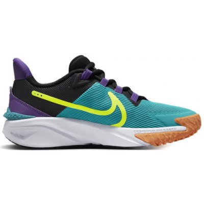 Nike Star Runner 4 SE Jr teal nebula/black/volt – Zboží Dáma