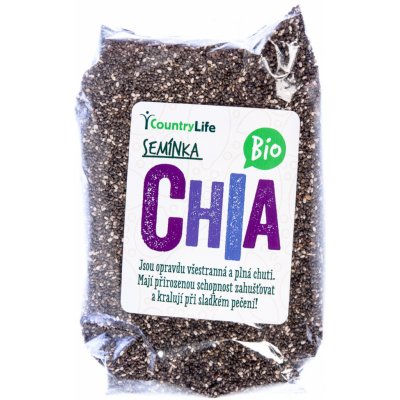 Country Life Chia semínka BIO 300 g – Zboží Mobilmania