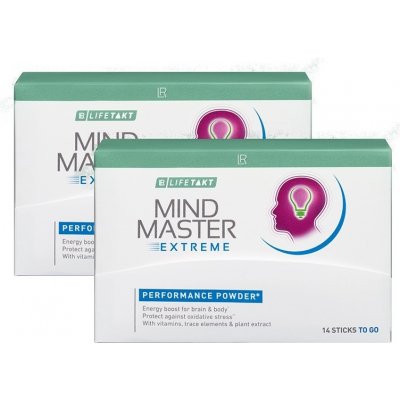 LR Mind Master Extreme Performance Powder 2 x 14 sáčků po 2,5 g – Hledejceny.cz
