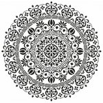 Šablona TCW 6"x6" 15,2x15,2 cm Fancy mandala – Zbozi.Blesk.cz