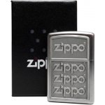 Zippo satin finish Plakette "Zippo Logos 3D – Hledejceny.cz