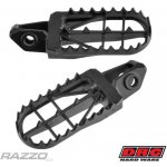 Široké ocelové stupačky DRC Ultra Wide Footpegs KTM SX SXF 23-.. EXC 24-.. / Husqvarna / GasGas | Zboží Auto
