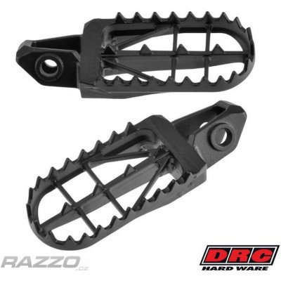 Široké ocelové stupačky DRC Ultra Wide Footpegs KTM SX SXF 23-.. EXC 24-.. / Husqvarna / GasGas | Zboží Auto
