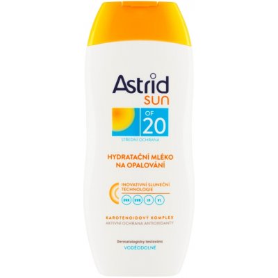 Astrid Sun hydratační mléko na opalování SPF20 200 ml – Zboží Mobilmania