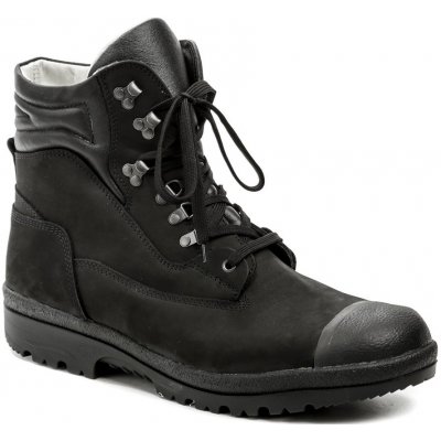Livex 410-1 černá nubuk pánská kotníčková nadměrná obuv