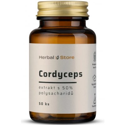 Cordyceps kapsle extrakt s 50% polysacharidů 50 kapslí – Hledejceny.cz