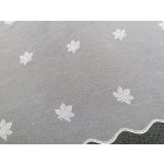 Vyšívaná luxusní záclona - listy 270 cm – Zboží Mobilmania