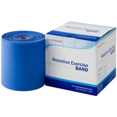 Sanctband Cvičební pás | 46m rehabilitační guma modrá – Zboží Dáma